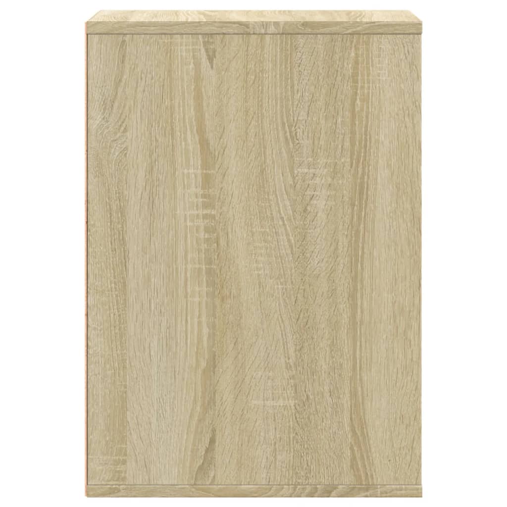 Cómoda com 3 Gavetas - 80x41x58 cm - derivados de madeira - carvalho sonoma