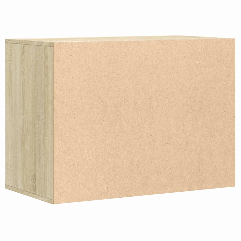 Cómoda com 3 Gavetas - 80x41x58 cm - derivados de madeira - carvalho sonoma