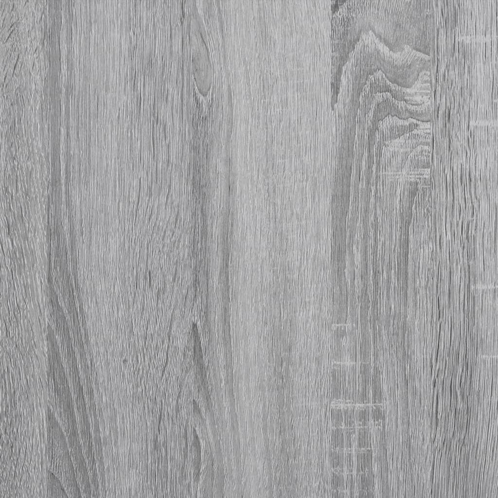 Cómoda com 3 Gavetas - 80x41x58 cm - derivados de madeira - cinzento sonoma