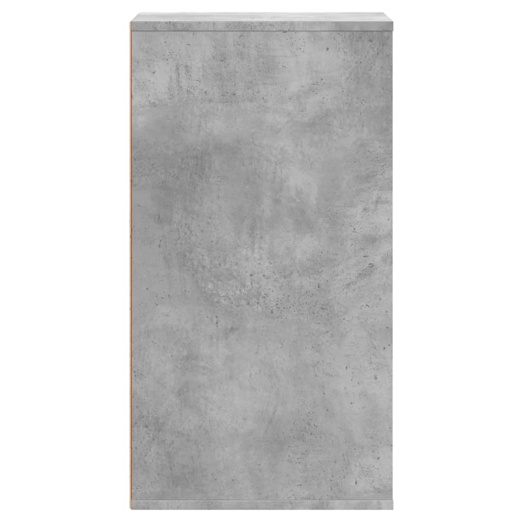 Cómoda com 4 Gavetas - 40x41x76 cm - derivados de madeira - cinzento cimento