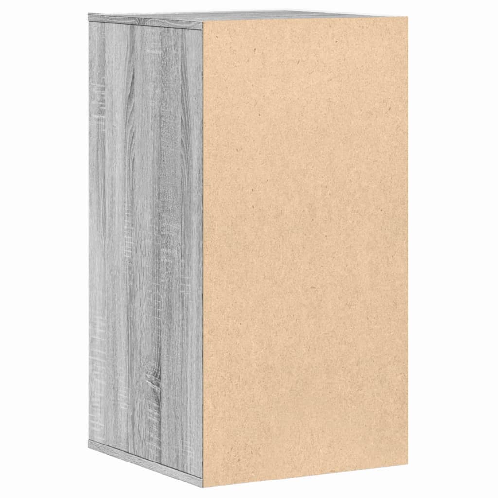 Cómoda com  4 Gavetas - 40x41x76 cm - derivados de madeira - cinzento sonoma