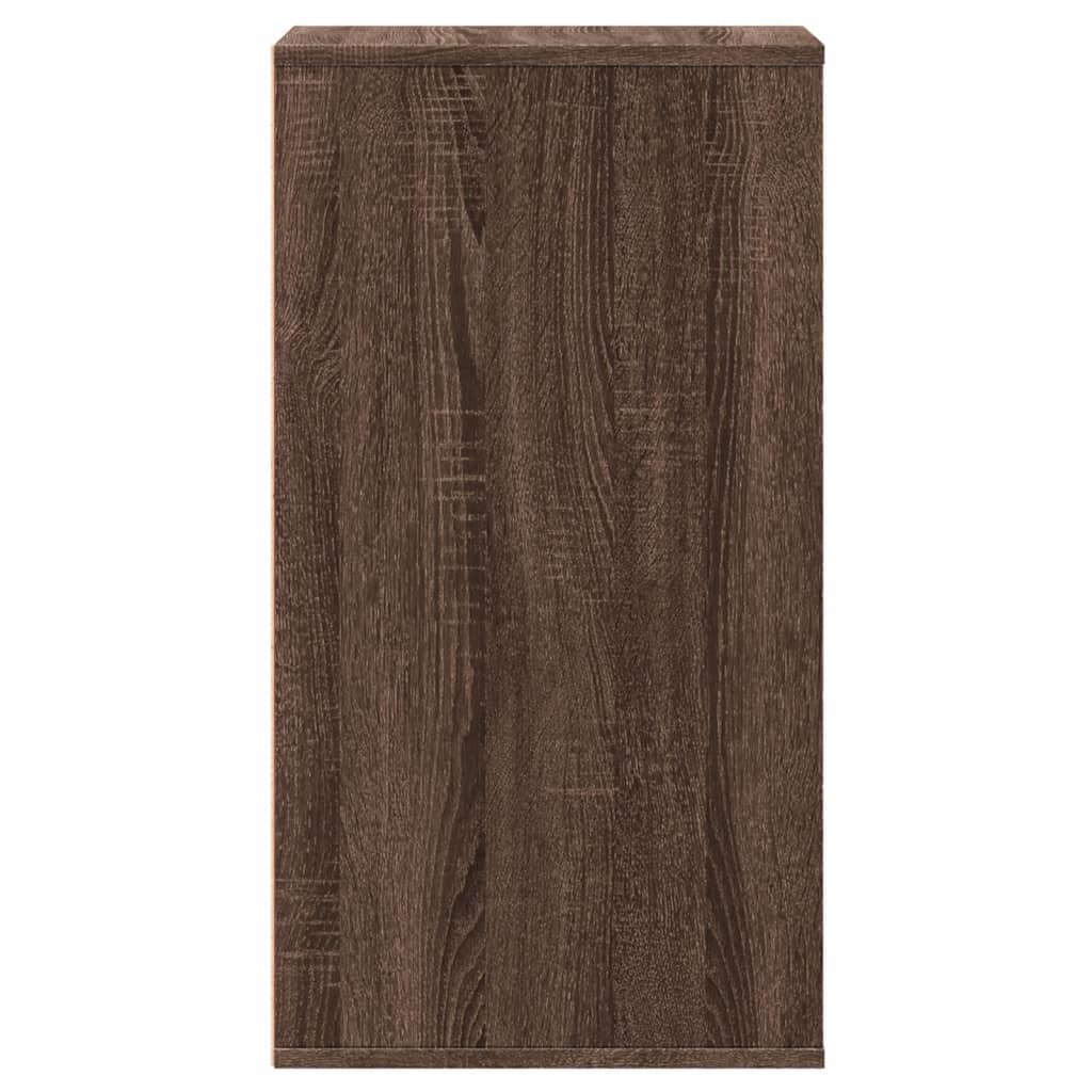 Cómoda com 4 Gavetas - 40x41x76 cm - derivados de madeira - carvalho castanho