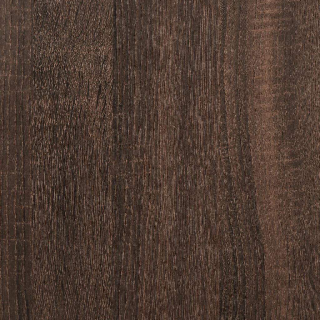 Cómoda com 4 Gavetas - 40x41x76 cm - derivados de madeira - carvalho castanho