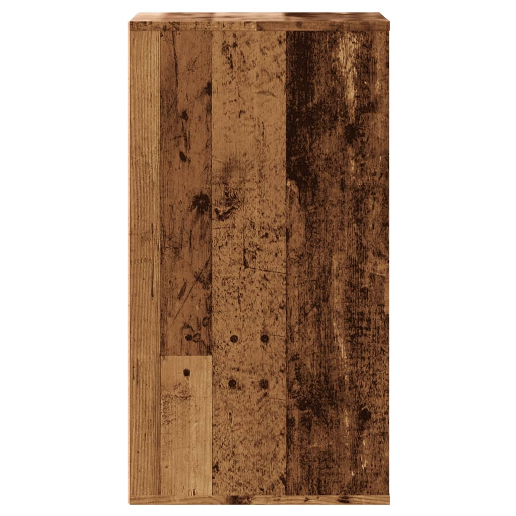 Cómoda com 4 Gavetas - 40x41x76 cm - derivados de madeira - madeira velha