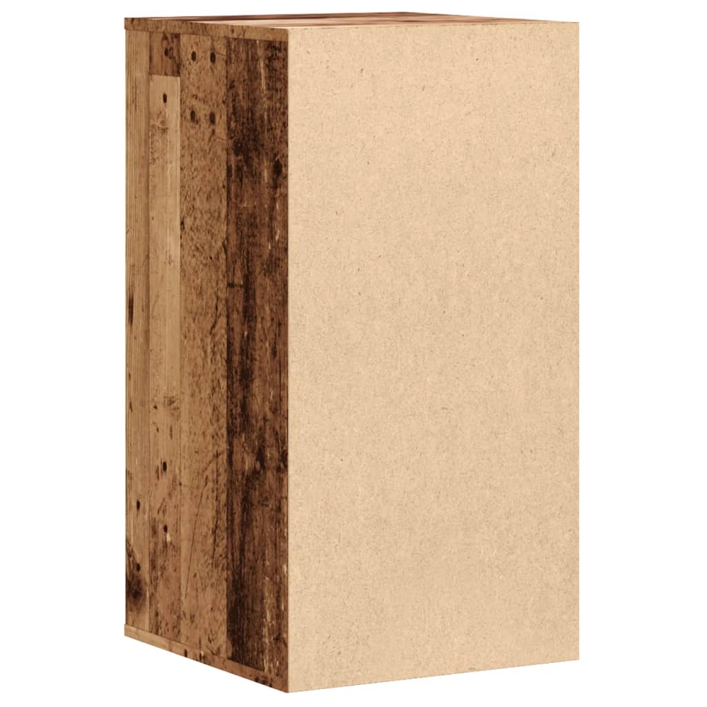Cómoda com 4 Gavetas - 40x41x76 cm - derivados de madeira - madeira velha