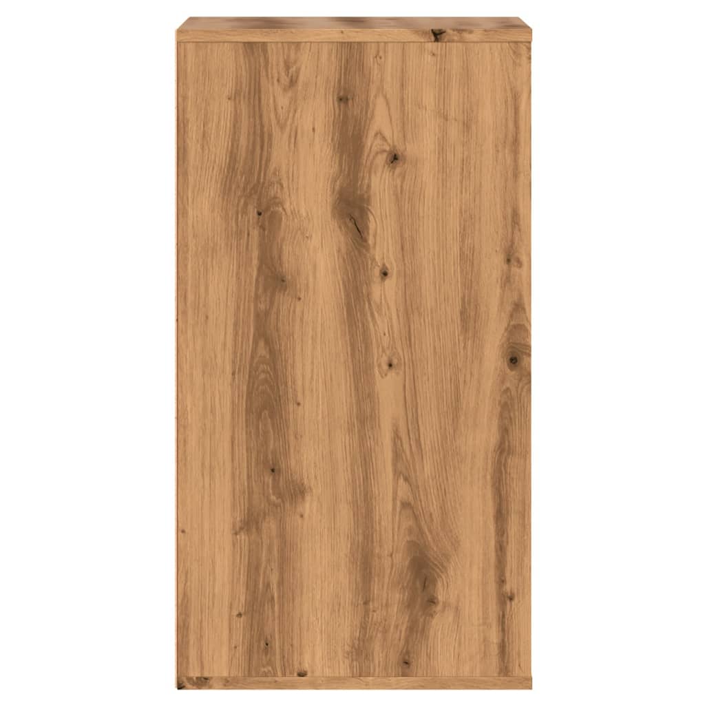 Cómoda com 4 Gavetas - 40x41x76 cm - derivados de madeira - carvalho artisiano