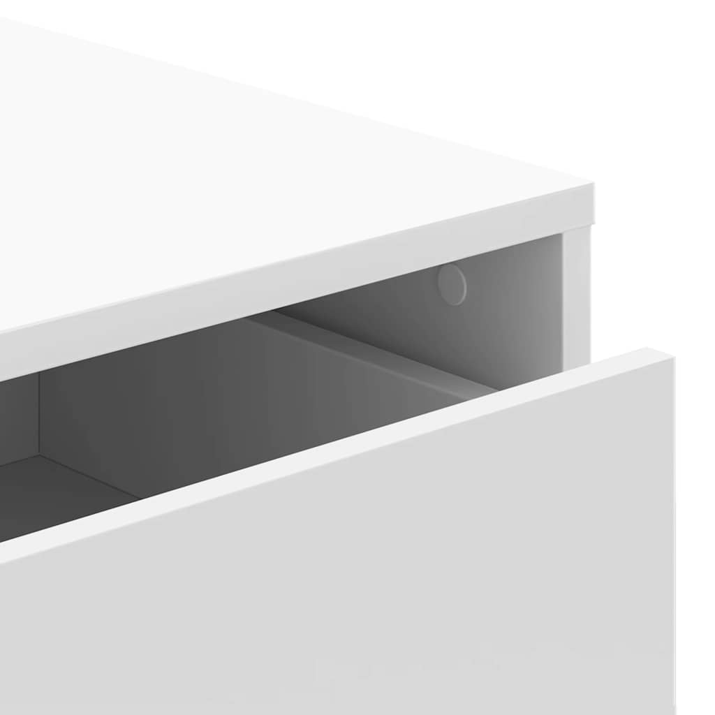 Cómoda com 4 Gavetas - 60x41x76 cm - derivados de madeira - branco
