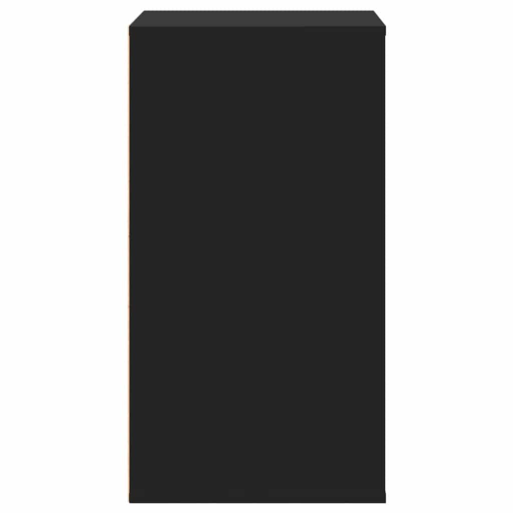 Cómoda com 4 Gavetas - 60x41x76 cm - derivados de madeira - preto