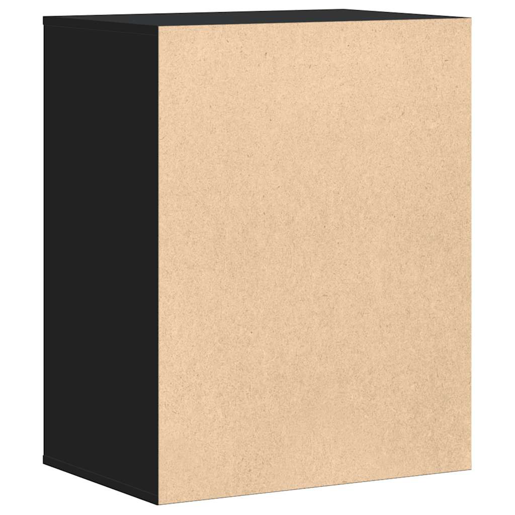 Cómoda com 4 Gavetas - 60x41x76 cm - derivados de madeira - preto