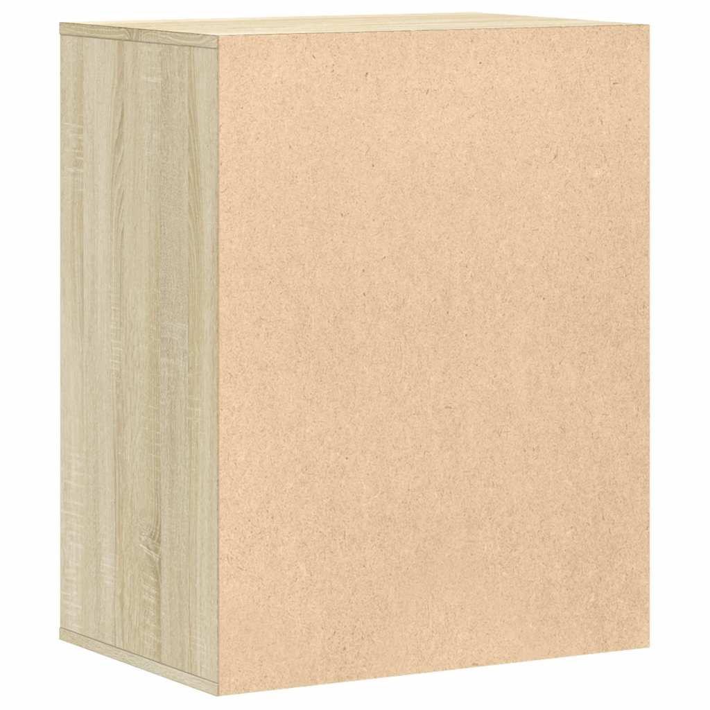 Cómoda com 4 Gavetas - 60x41x76 cm - derivados de madeira - carvalho sonoma