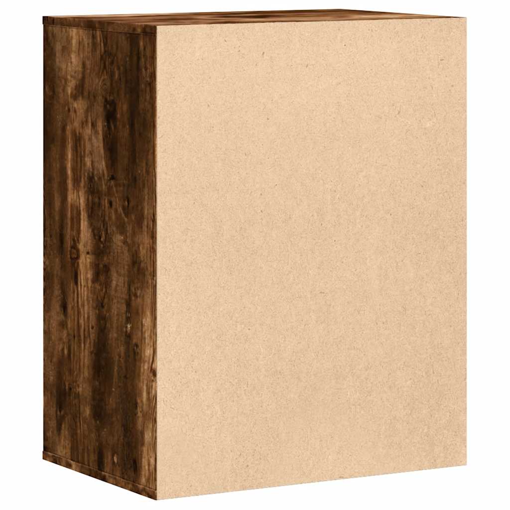 Cómoda com 4 Gavetas - 60x41x76 cm - derivados de madeira - carvalho rústico