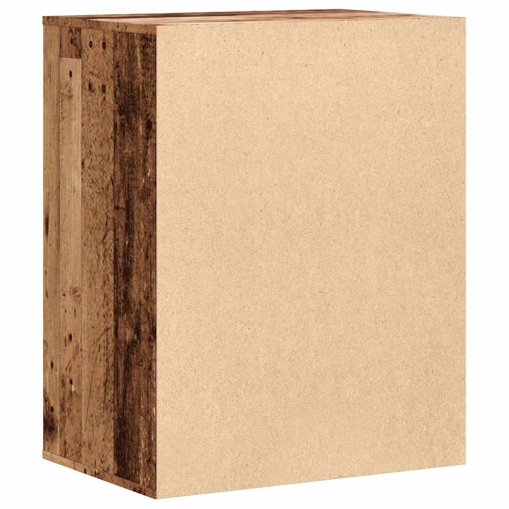 Cómoda com 4 Gavetas - 60x41x76 cm - derivados de madeira - madeira velha