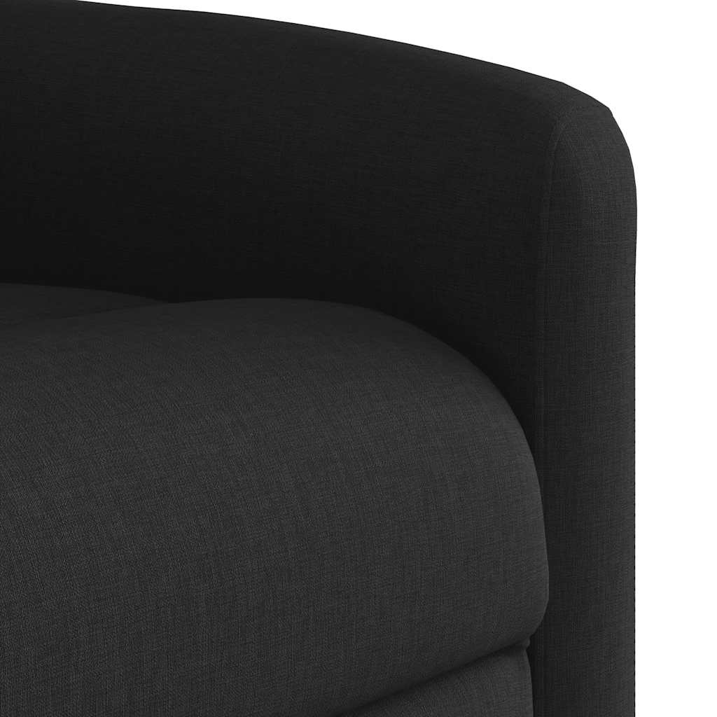 Poltrona reclinável de massagens elétrica tecido preto