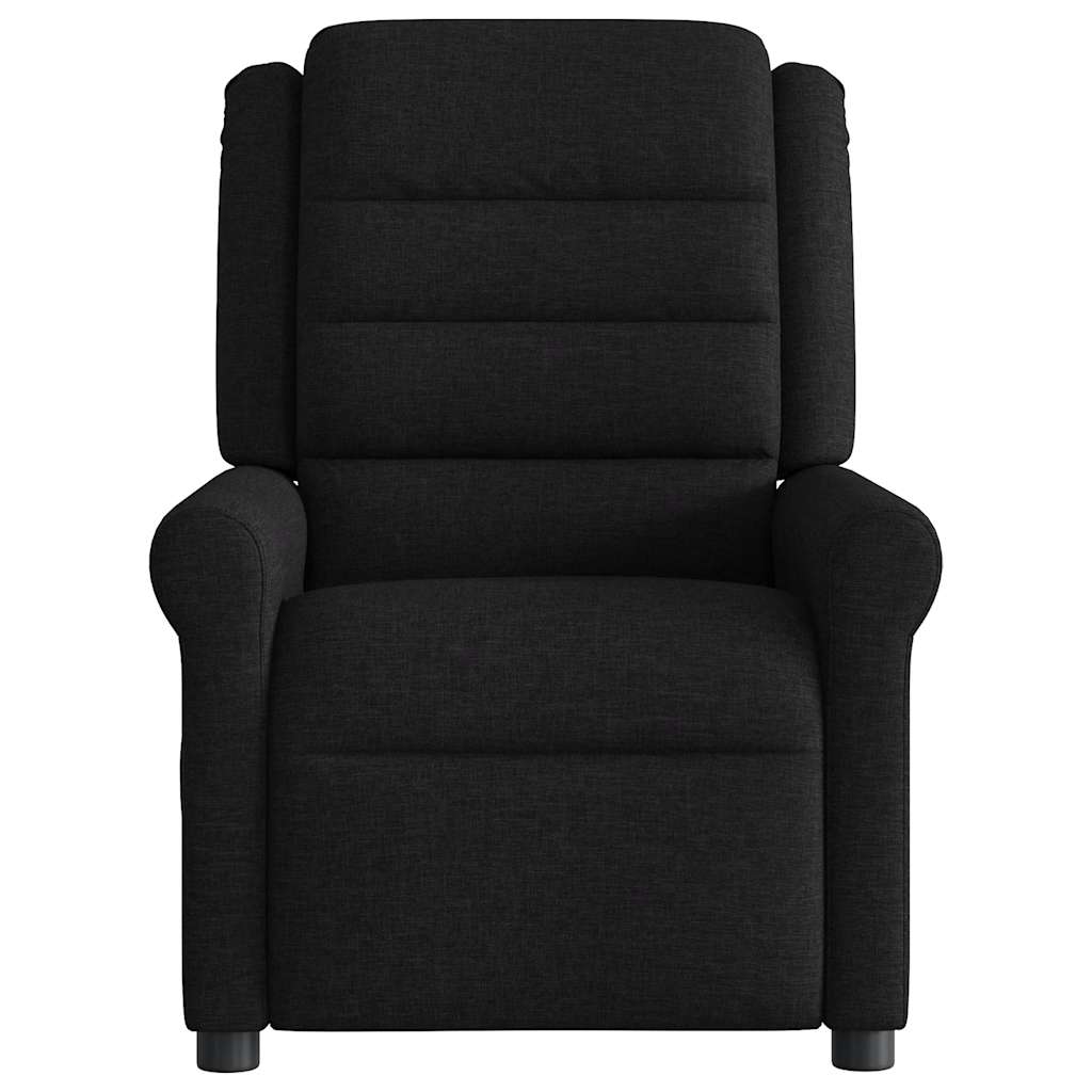 Poltrona elétrica reclinável tecido preto