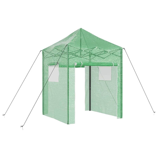 Estufa com telhado Manual Verde 200 x 200 x 300 cm Aço