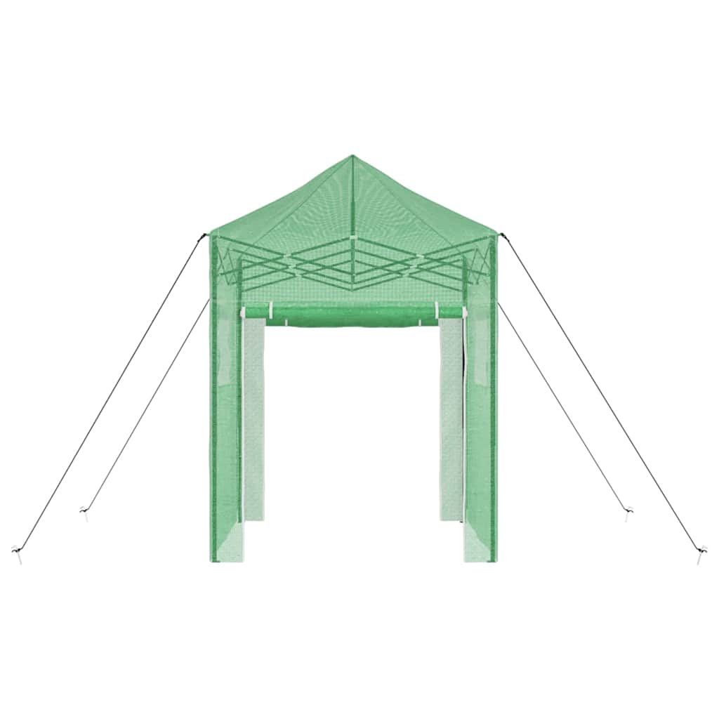 Estufa com telhado Manual Verde 200 x 200 x 300 cm Aço