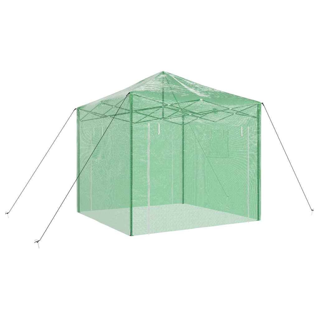 Estufa com telhado Manual Verde 290 x 290 x 315 cm Aço