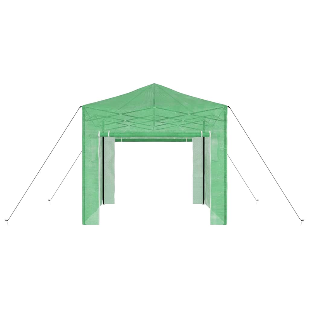 Estufa com telhado Manual Verde 290 x 290 x 315 cm Aço
