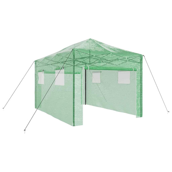 Estufa com telhado Manual Verde 290 x 430 x 315 cm Aço