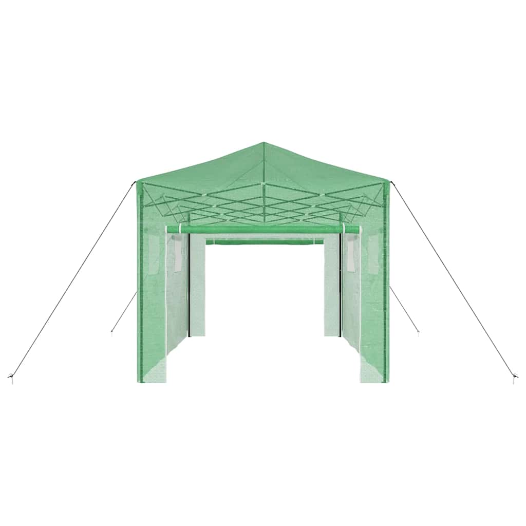 Estufa com telhado Manual Verde 290 x 430 x 315 cm Aço