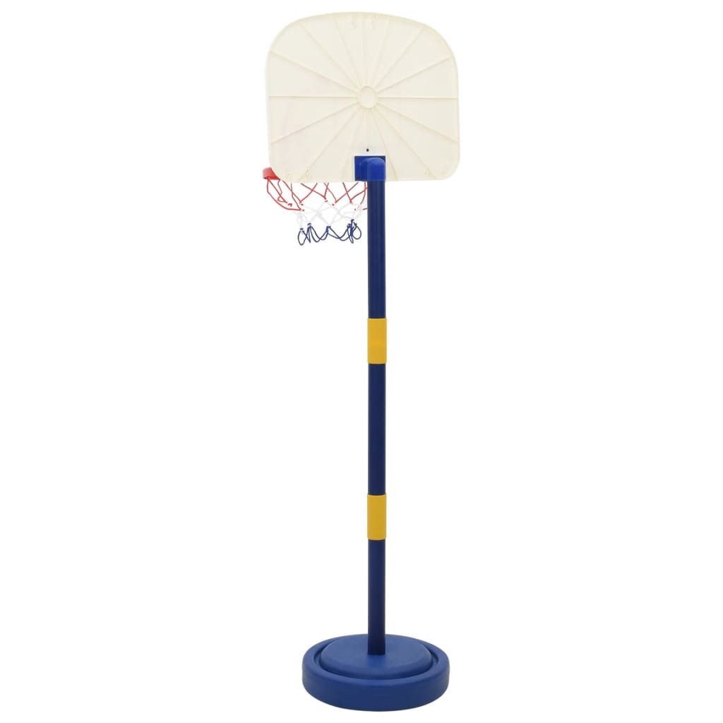 Suporte basquetebol c/ bola e bomba altura ajustável 90/121 cm