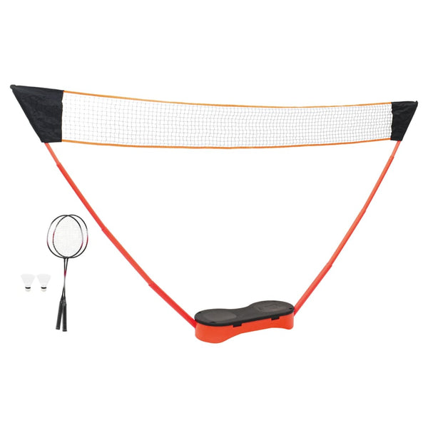 Conjunto de badminton c/ 2 raquetes, rede e estojo 292x30x152cm