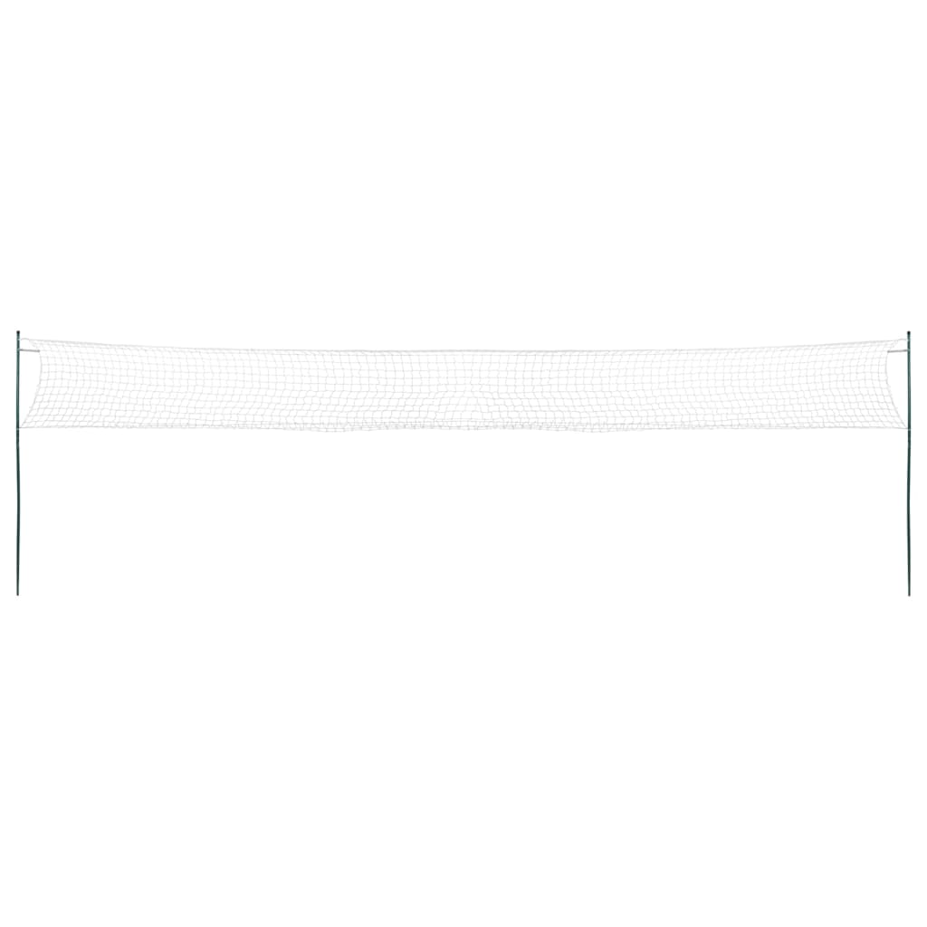 Conjunto de badminton com 4 raquetes e rede 620x151 cm