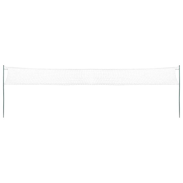 Conjunto de badminton com 4 raquetes e rede 620x151 cm