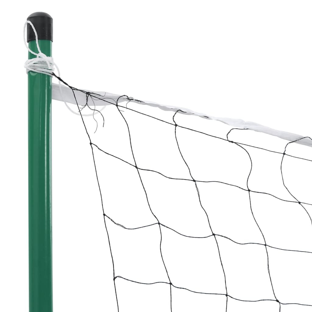 Conjunto de badminton com 4 raquetes e rede 620x151 cm