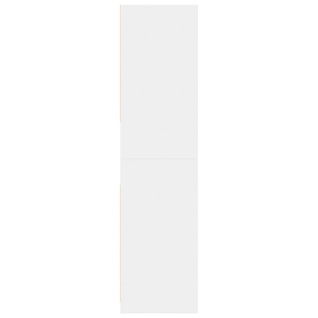 Roupeiro 80x50x200 cm derivados de madeira branco