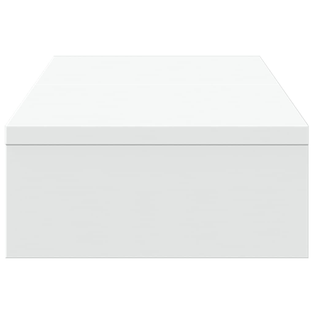 Suporte para monitor ajustável derivados de madeira branco