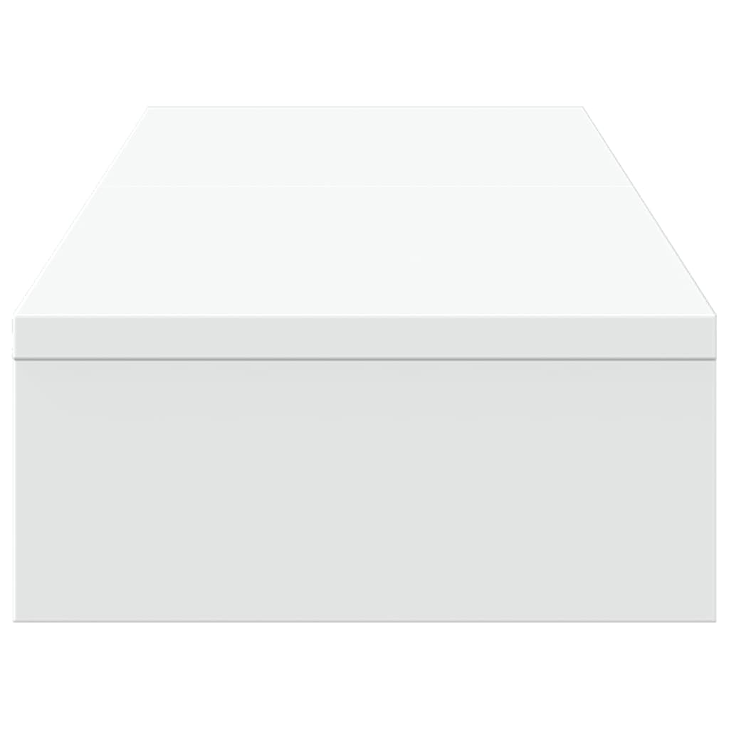 Suporte para monitor ajustável derivados de madeira branco