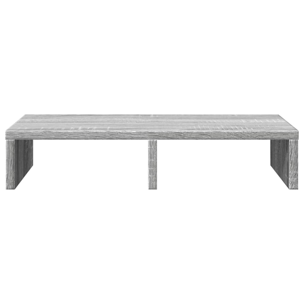 Suporte monitor 50x27x10cm derivados de madeira cinzento sonoma