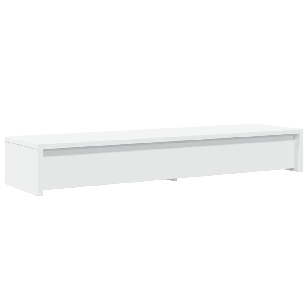 Suporte monitor c/ gavetas 100x27x15cm derivados madeira branco