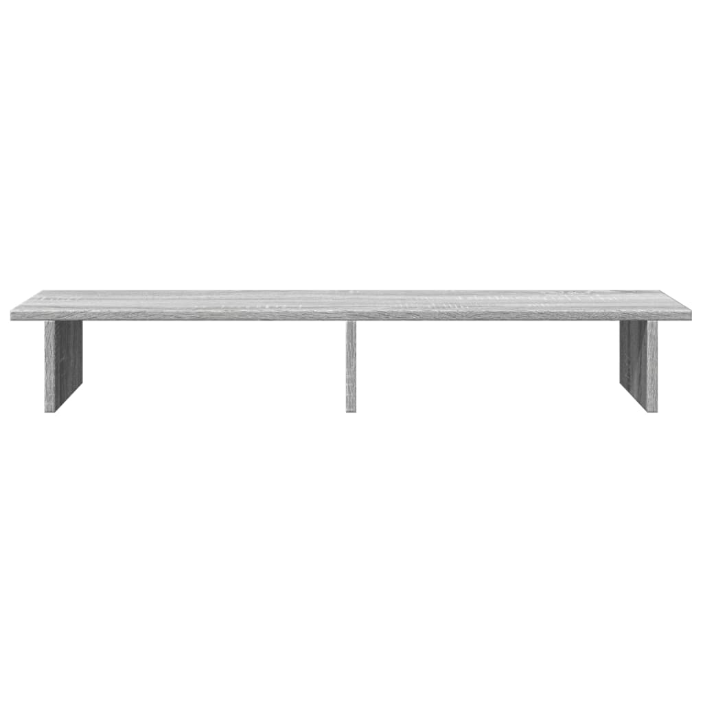 Suporte monitor 100x27x15 cm derivados madeira cinzento sonoma