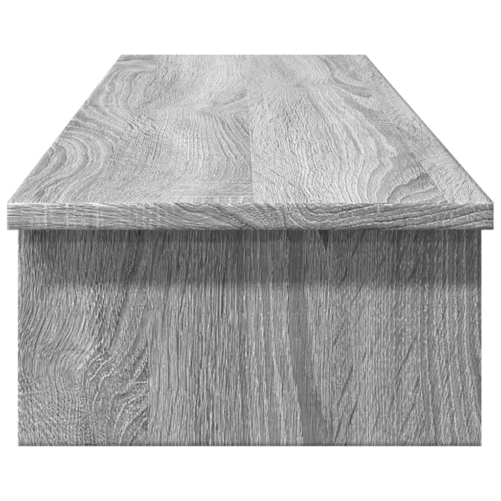 Suporte monitor 100x27x15 cm derivados madeira cinzento sonoma
