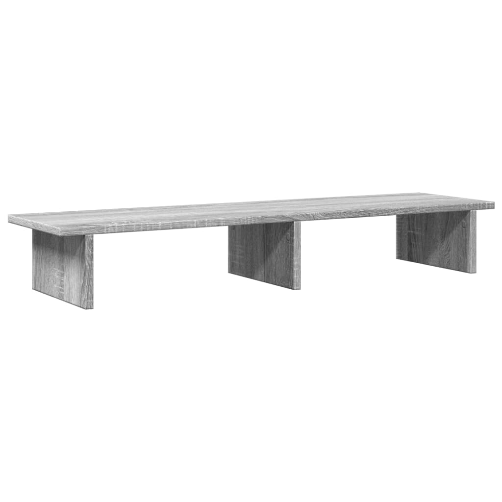 Suporte monitor 100x27x15 cm derivados madeira cinzento sonoma