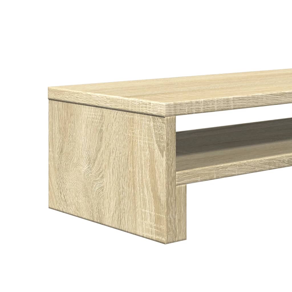 Suporte para monitor derivados de madeira carvalho sonoma