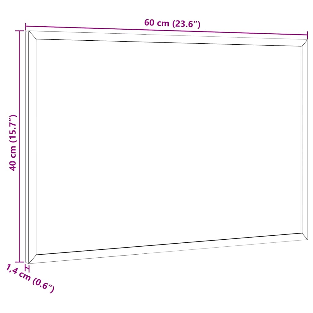 Quadro branco magnético c/ estrutura em madeira de pinho maciço