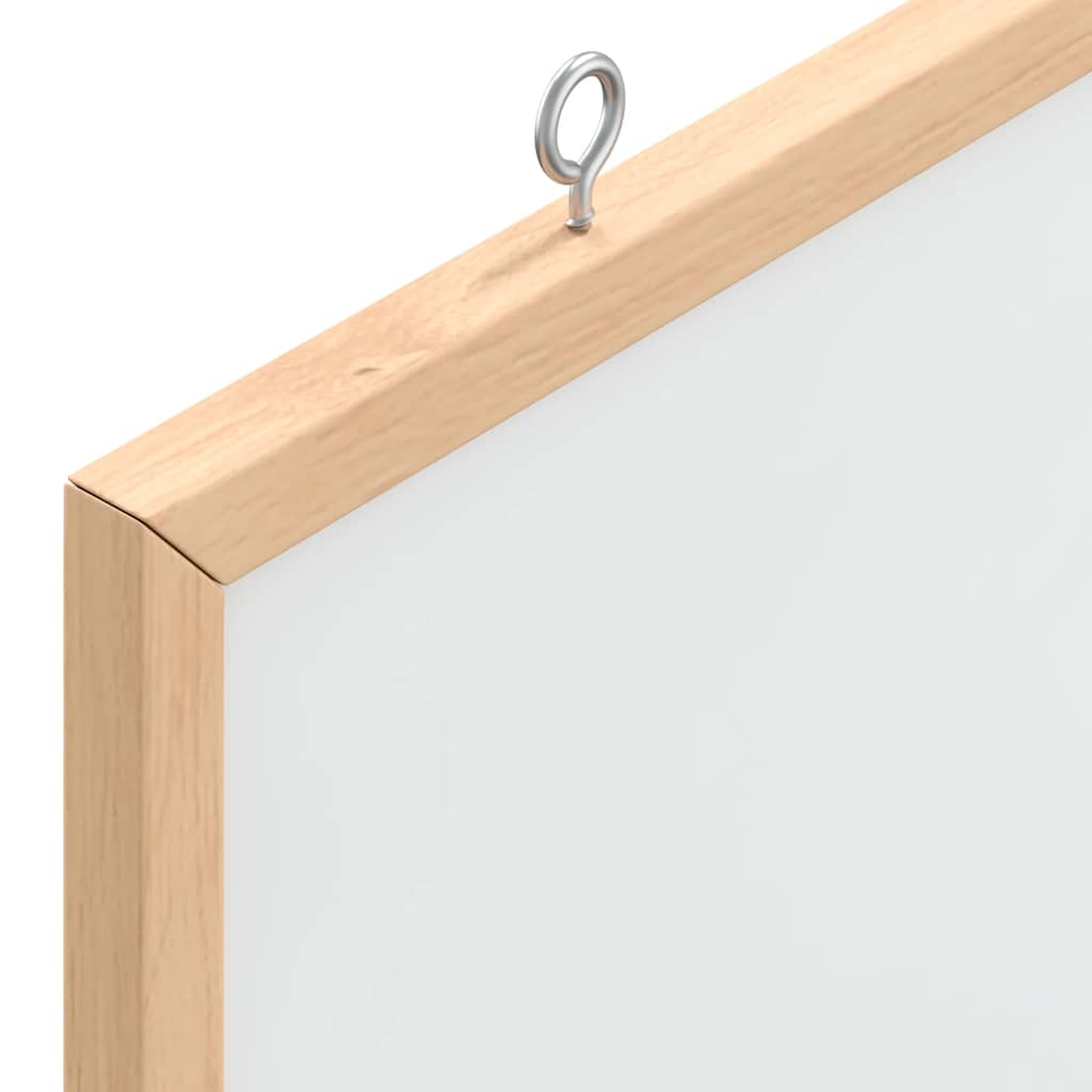 Quadro branco magnético c/ estrutura em madeira de pinho maciço