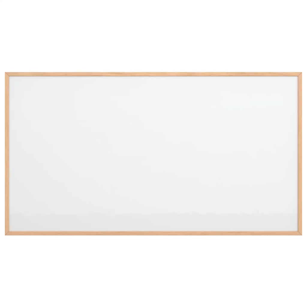 Quadro branco magnético c/ estrutura em madeira de pinho maciço