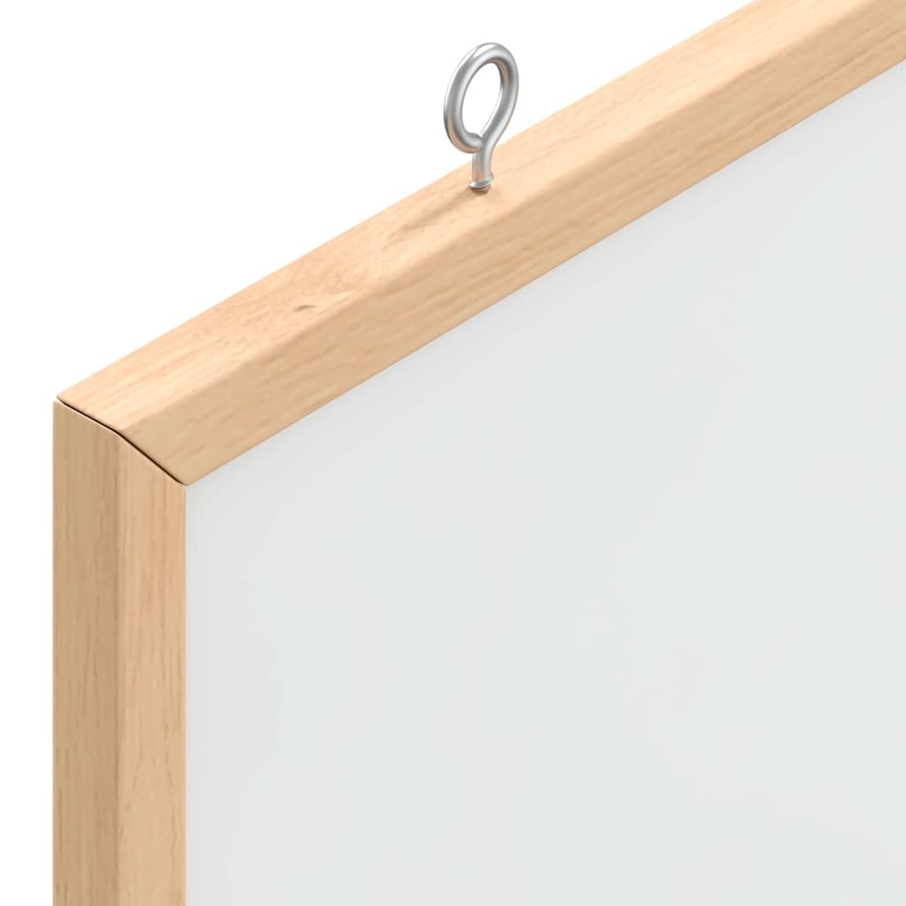 Quadro branco magnético c/ estrutura em madeira de pinho maciço