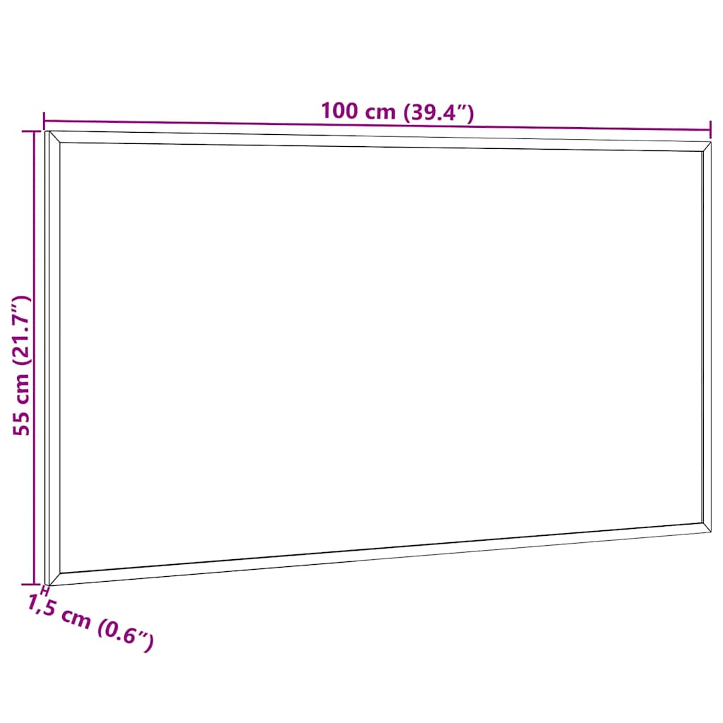 Quadro branco magnético c/ estrutura em madeira de pinho maciço