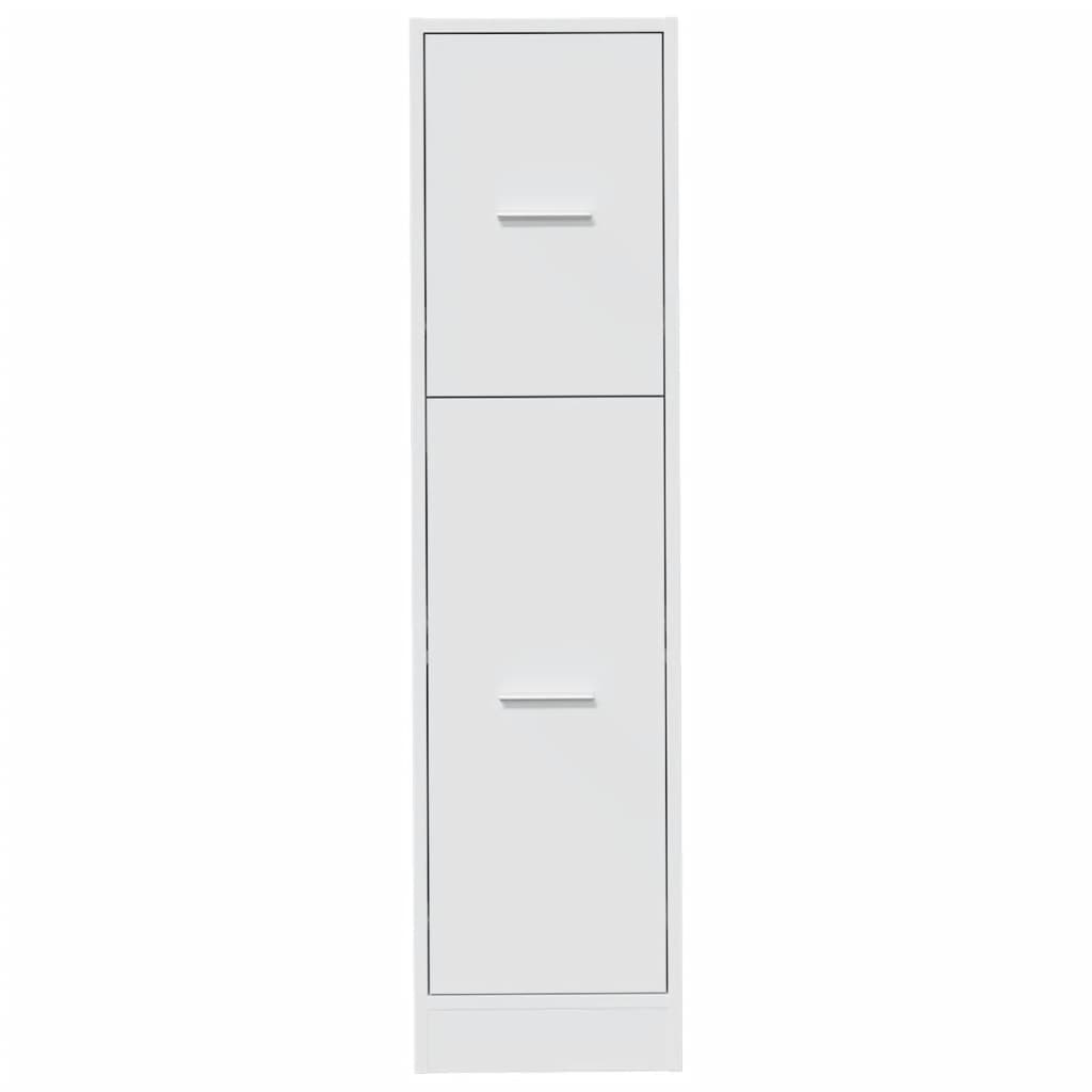 Armário boticário 30x41x118 cm derivados de madeira branco