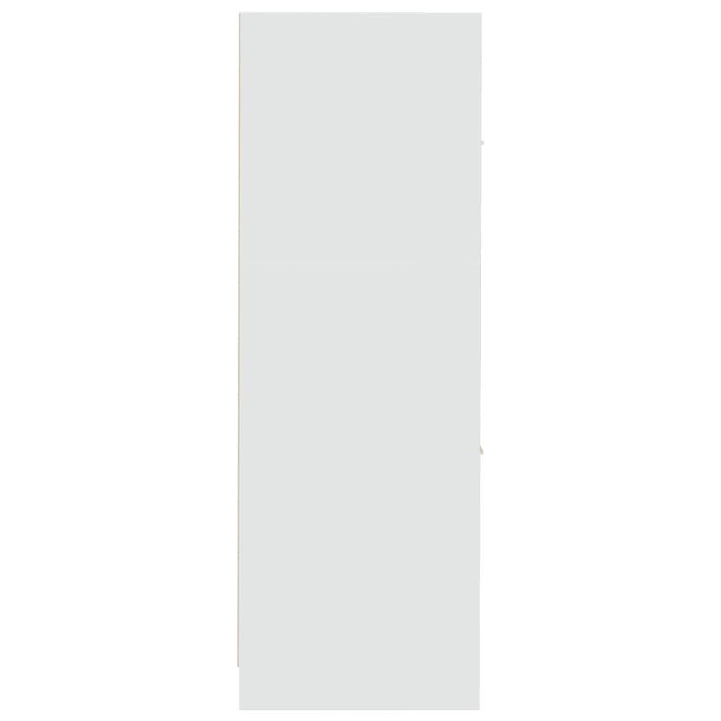 Armário boticário 30x41x118 cm derivados de madeira branco