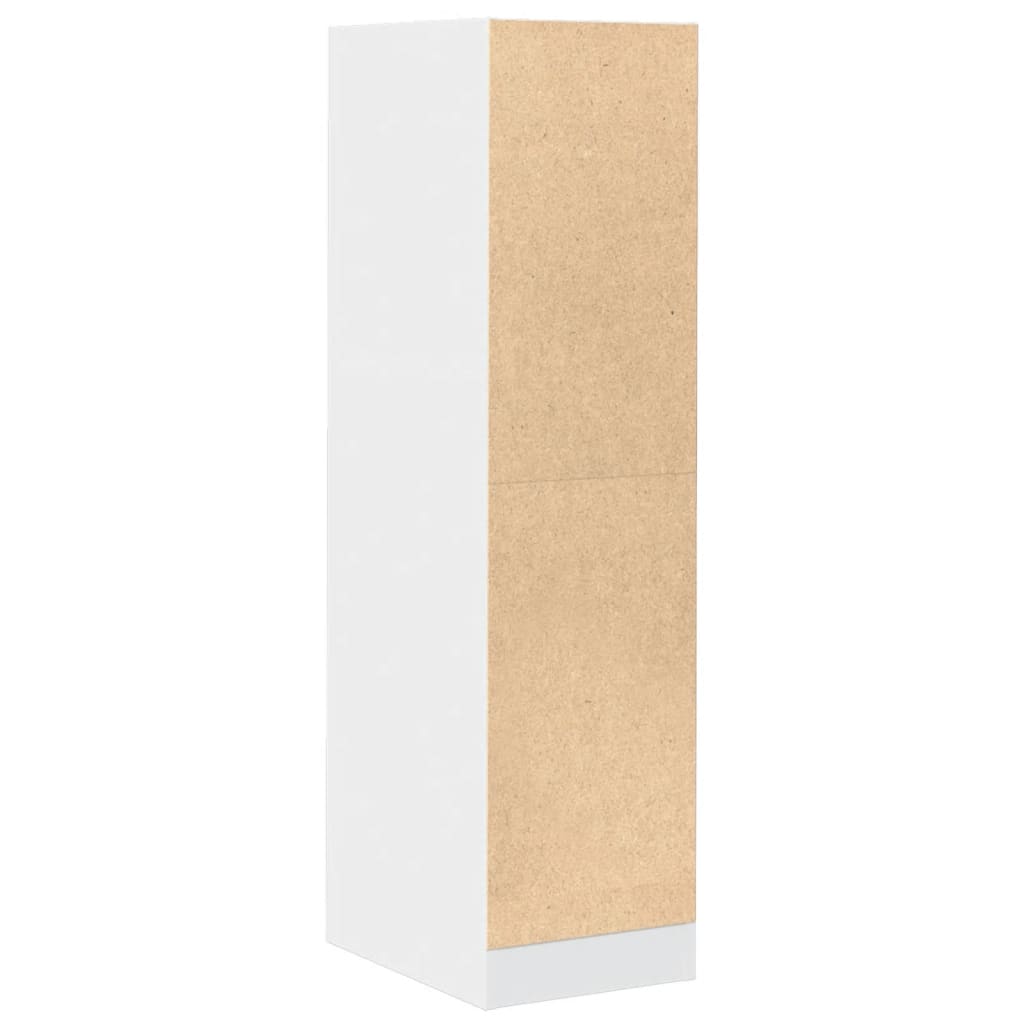 Armário boticário 30x41x118 cm derivados de madeira branco