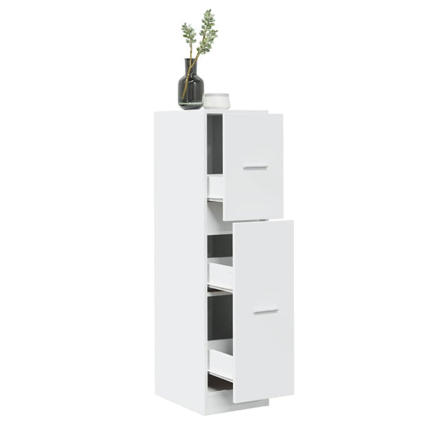 Armário boticário 30x41x118 cm derivados de madeira branco