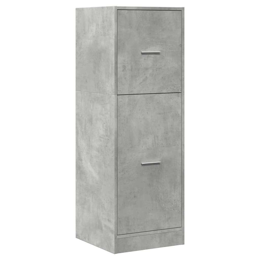 Armário boticário 40x41x118 cm derivados madeira cinza cimento
