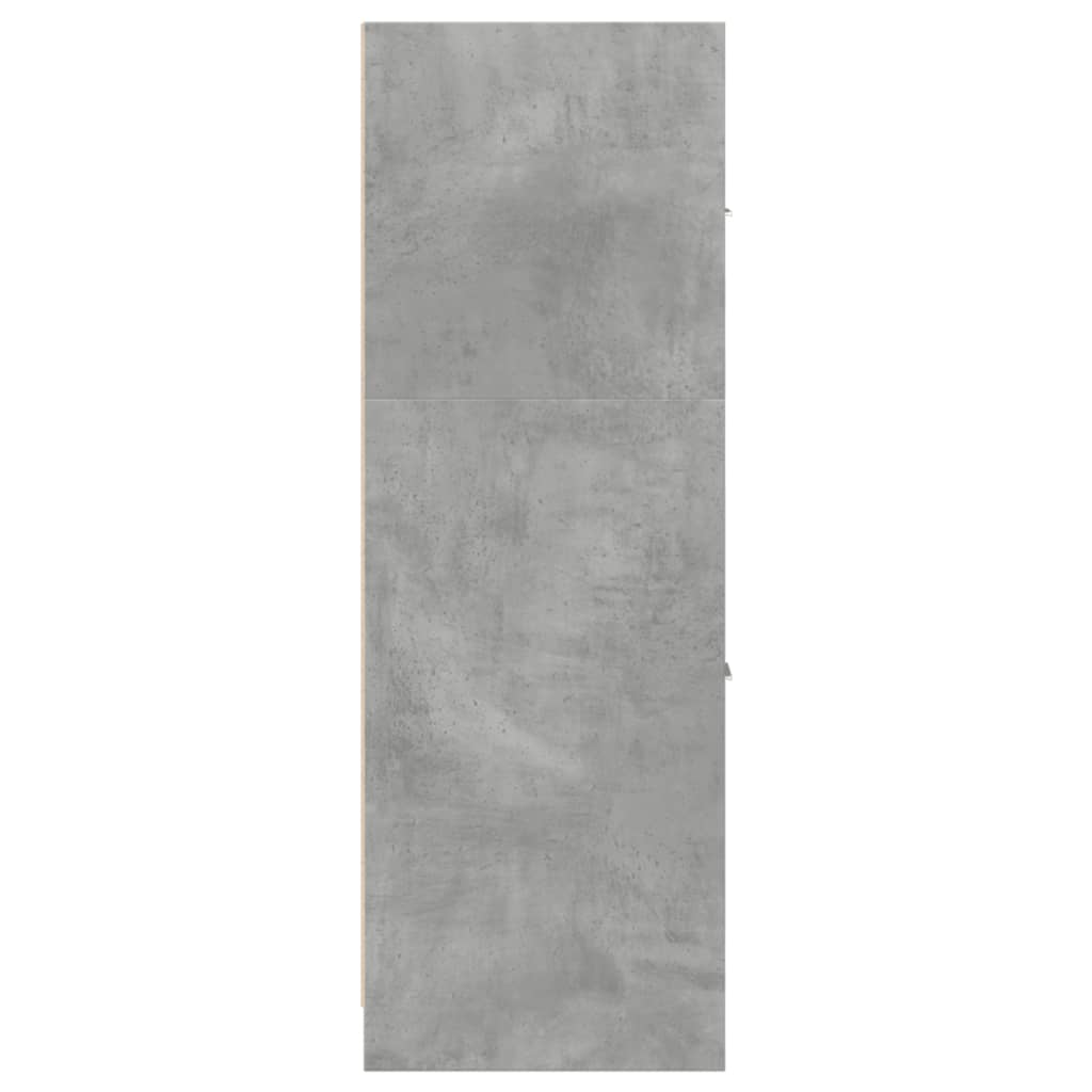 Armário boticário 40x41x118 cm derivados madeira cinza cimento