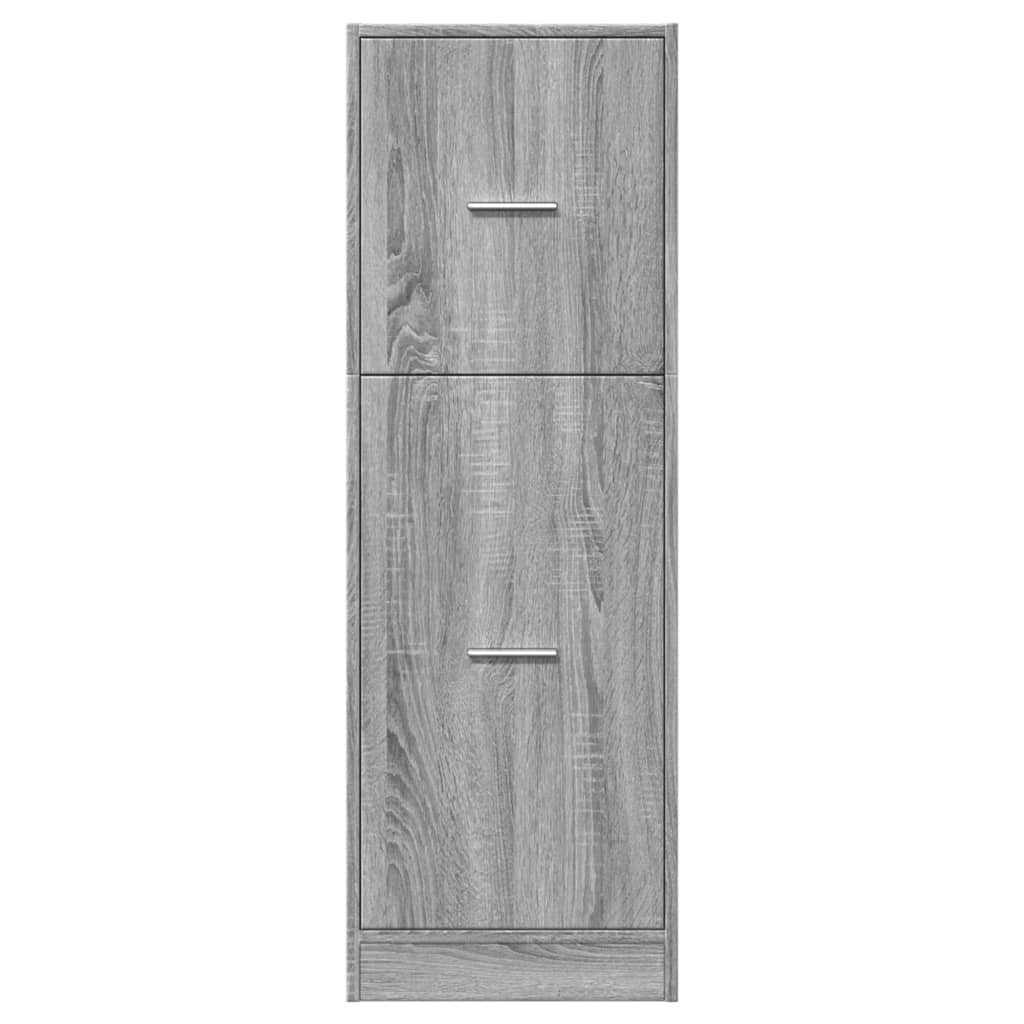 Armário boticário 40x41x118 cm deriv. madeira cinzento sonoma